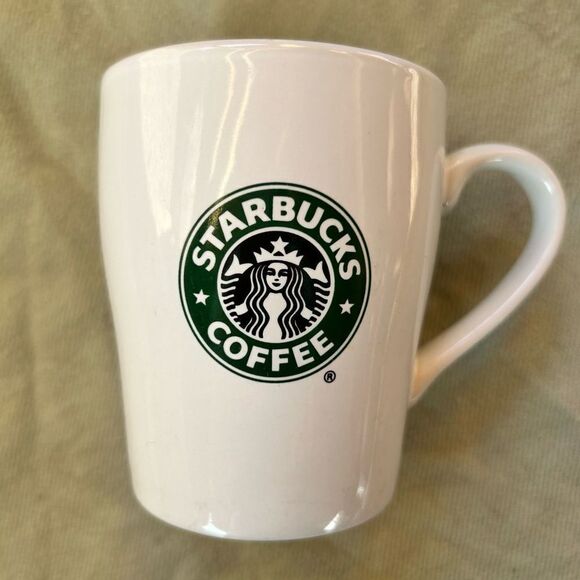 Starbucks 2007 8oz Coffee Mug Green/Black Logo - Picture 1 of 6